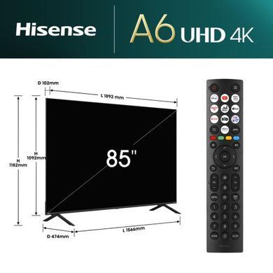 LED-телевізор Hisense 85A6N (7096020) 20014171 фото