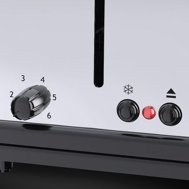 Russell Hobbs Тостер Oxford 1600Вт, довгі слоти на 4 тости, метал, сріблястий (280852) 23610-56 фото