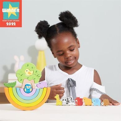 Дерев'яна гра-балансир Viga Toys Веселка (44590) dt_14338 фото