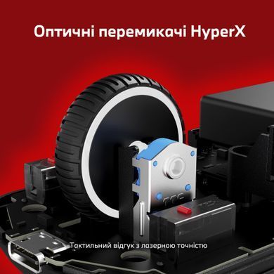 Миша HyperX Pulsefire SAGA PRO, RGB, USB-A/WL/BT, чорний (388532) A2PB2AA фото