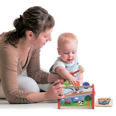 Деревянная стучалка Viga Toys Шарики и ксилофон (50348) dt_515 фото