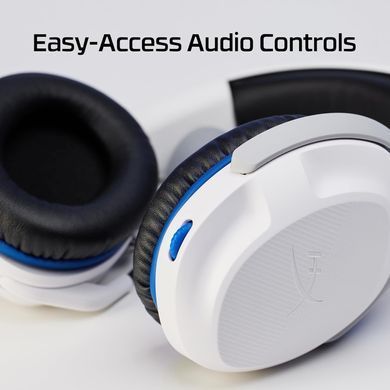 Гарнитура HyperX Cloud Stinger 2 PS4/PS5, mini-jack, бело-синий 75X29AA фото