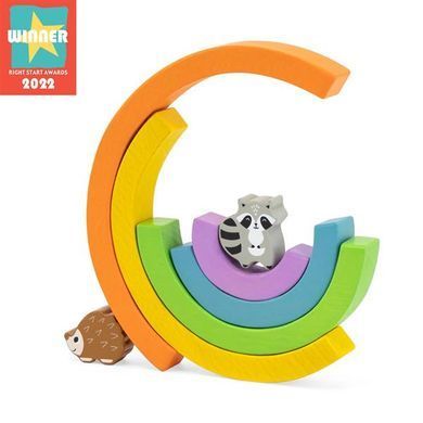Дерев'яна гра-балансир Viga Toys Веселка (44590) dt_14338 фото