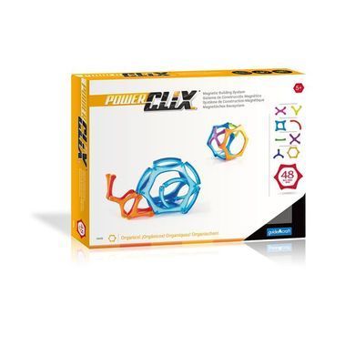 Магнітний конструктор Guidecraft PowerClix Organics, 48 деталей (G9431) dt_1285 фото