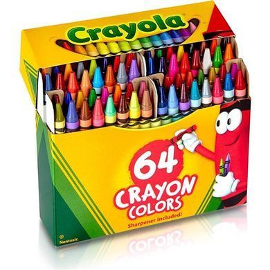Набір воскової крейди Crayola Crayons 64 кольри (52-6448) dt_28904 фото