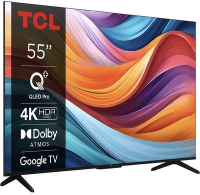TCL Телевізор 55" QLED 4K 60Hz Smart Google TV Titan (382017) 55T7B фото