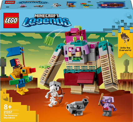 Конструктор LEGO Minecraft Сутичка з пожирачем 420 деталей (21257)