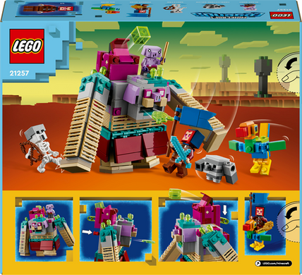 Конструктор LEGO Minecraft Сутичка з пожирачем 420 деталей (21257)