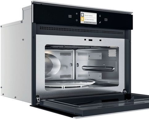 Whirlpool Микроволновая печь встраиваемая, 40л, электронное упр., 900Вт, гриль, дисплей, конвекция, черный W11IMW161 фото
