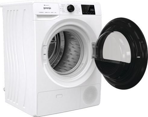 Gorenje Сушильная машина тепловой насос, 9кг, A++, 60см, дисплей, 16 программ, Wi-Fi, белый DPNE92GNLWIFI фото