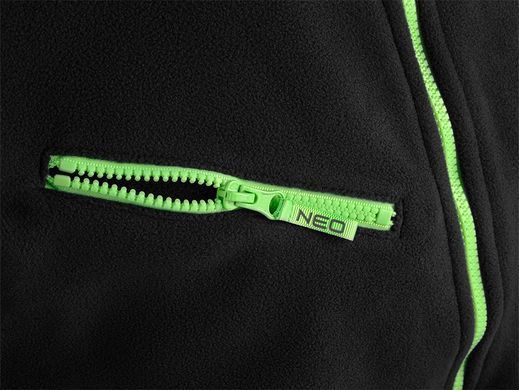 Рабочая куртка флисовая NEO TOOLS 81-507, черная, Cordura, 300 г/м&sup2; XXXL