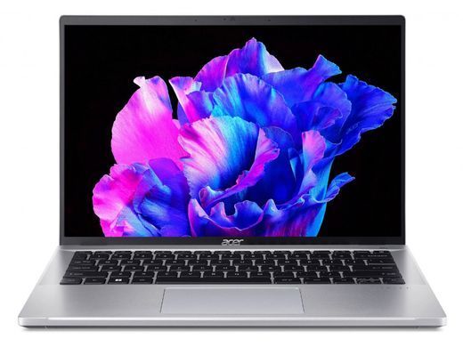 Acer Ноутбук Swift Go 14 SFG14-71 14" 2.8K OLED, Intel i7-1355U, 16GB, F512GB, UMA, Lin, сріблястий (372978) NX.KMZEU.005 фото