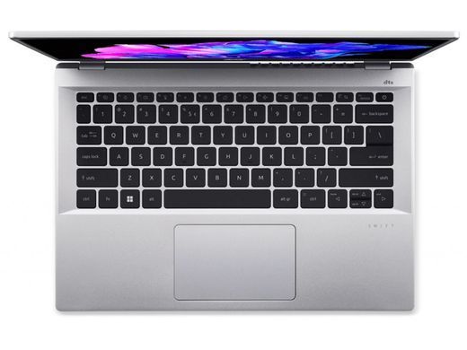 Acer Ноутбук Swift Go 14 SFG14-71 14" 2.8K OLED, Intel i7-1355U, 16GB, F512GB, UMA, Lin, сріблястий (372978) NX.KMZEU.005 фото