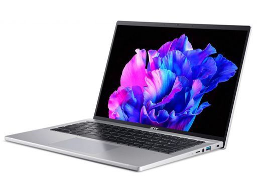 Acer Ноутбук Swift Go 14 SFG14-71 14" 2.8K OLED, Intel i7-1355U, 16GB, F512GB, UMA, Lin, сріблястий (372978) NX.KMZEU.005 фото