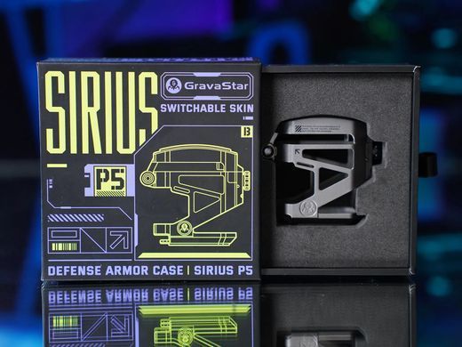 Навушники TWS Gravastar Sirius P5, BT 5.2, IPX4, Defense Armor (377172) GRAVASTARP5_ARMOR_GRY_V2 фото