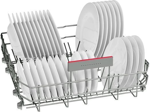 Bosch Посудомийна машина вбудована, 13компл., A++, 60см, дисплей, 3й кошик, білий (379604) SMV4HMX65Q фото