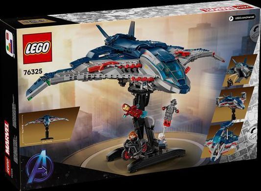 Конструктор LEGO Super Heroes Месники Ера Альтрона Квінджет 1131 деталь (76325)