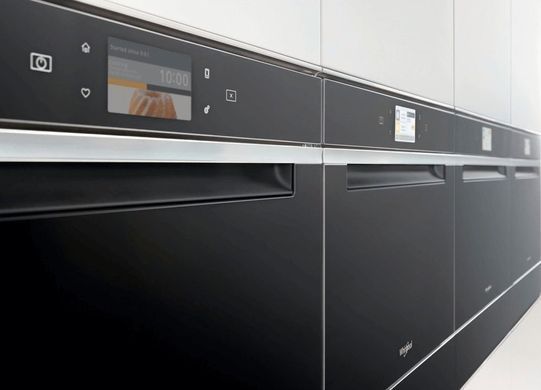 Whirlpool Микроволновая печь встраиваемая, 40л, электронное упр., 900Вт, гриль, дисплей, конвекция, черный W11IMW161 фото