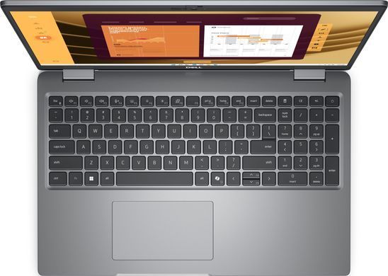 Dell Ноутбук Latitude 5550 15.6" FHD IPS AG, Intel U7 165U, 32GB, F512GB, UMA, Win11P, сірий (381928) N099L555015UA_W11P фото