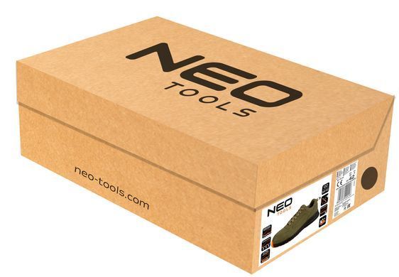 Робочі напівчеревики NEO TOOLS 82-741, O2 SR FO, антиковзкі, захист від вологи та мастил р.42