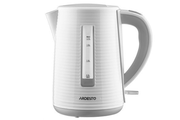 Электрочайник ARDESTO EKL-F17WG 1.7л/2150Вт/strix контроль/цвет белый + серый (313712) EKL-F17WG фото