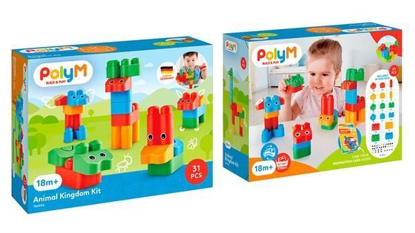 Конструктор PolyM Царство зверят 31 деталей (760004) dt_12935 фото