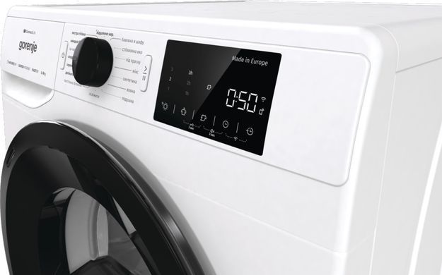 Gorenje Сушильная машина тепловой насос, 9кг, A++, 60см, дисплей, 16 программ, Wi-Fi, белый DPNE92GNLWIFI фото