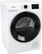 Gorenje Сушильная машина тепловой насос, 9кг, A++, 60см, дисплей, 16 программ, Wi-Fi, белый DPNE92GNLWIFI