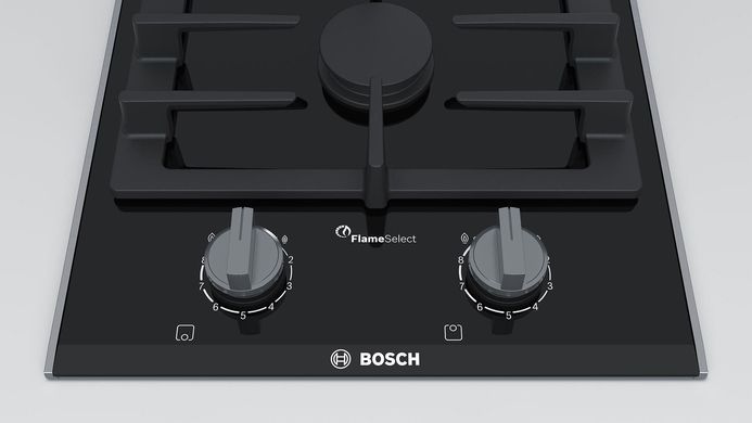 Bosch Варочная поверхность газ на стекле, 30см, Домино, чугун, черный PRB3A6B70 фото