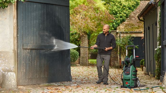 Минимойка высокого давления Bosch Advanced Aquatak 150, 2200Вт, 150бар, 480л/ч, шланг 8м, 22.45кг 0.600.8A7.700 фото
