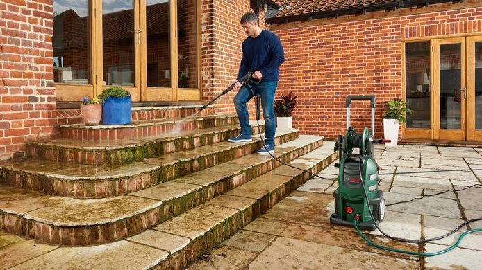 Минимойка высокого давления Bosch Advanced Aquatak 150, 2200Вт, 150бар, 480л/ч, шланг 8м, 22.45кг 0.600.8A7.700 фото