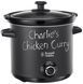 Медленноварка Russell Hobbs ChalkBoard, 200Вт, чаша-3.5л, механическое управл., нерж. сталь, черный 24180-56