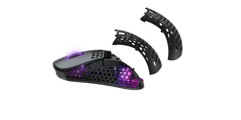 Cherry Xtrfy Мышь M4, WL/USB-A, RGB, черный M4W-RGB-BLACK фото