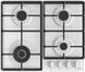 Gorenje Варочная поверхность газ на стекле, 60см, чугун, белый GTW641EW