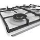 Gorenje Варочная поверхность газ на стекле, 60см, чугун, белый GTW641EW