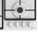 Gorenje Варочная поверхность газ на стекле, 60см, чугун, белый GTW641EW