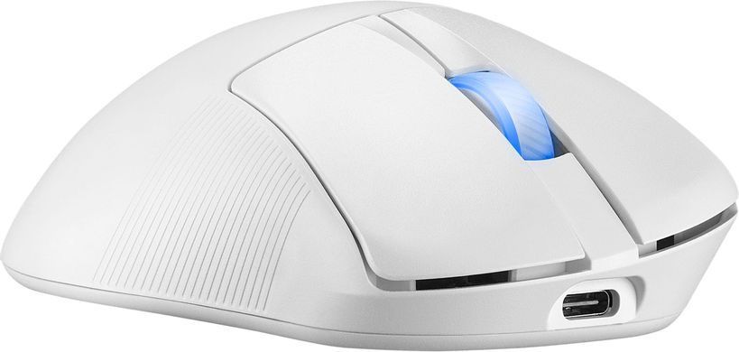 ASUS Миша ROG Keris II Ace, RGB, USB-A/WL/BT, білий (376750) 90MP03N0-BMUA10 фото