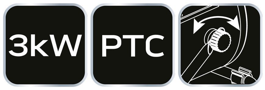 Керамический обогреватель Neo Tools 90-063 PTC, 3 кВт