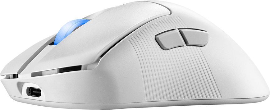 ASUS Миша ROG Keris II Ace, RGB, USB-A/WL/BT, білий (376750) 90MP03N0-BMUA10 фото