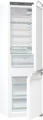 Gorenje Холодильник встраиваемый с нижн. мороз., 177х55х54см, 2 дв., 180(68)л, А+, NF, Зона св-ти, Дисплей, белый NRKI218EA0 фото