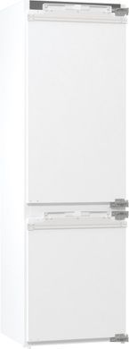 Gorenje Холодильник встраиваемый с нижн. мороз., 177х55х54см, 2 дв., 180(68)л, А+, NF, Зона св-ти, Дисплей, белый NRKI218EA0 фото