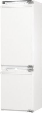 Gorenje Холодильник встраиваемый с нижн. мороз., 177х55х54см, 2 дв., 180(68)л, А+, NF, Зона св-ти, Дисплей, белый NRKI218EA0 фото