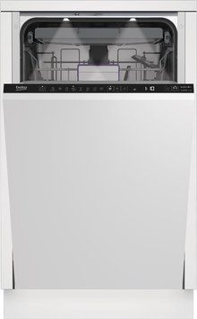 Beko Посудомийна машина вбудована, 11компл., A+++, 45см, дисплей, білий (357231) BDIS38040A фото