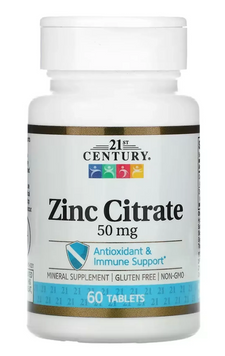 Zinc Citrate 50 mg - 60 tabs