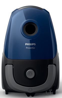 Philips Пилосос мішковий PowerGO, 750Вт, 3л, НЕРА, синій (331514) FC8240/09 фото