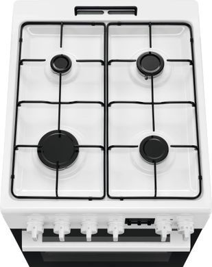 Electrolux Плита комбінована, 57л, 50x60см, дисплей, конвекція, білий (382771) LKK540232W фото