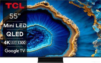 TCL Телевизор 55" MiniLED 4K 144Hz Smart Google TV Titan ONKYO sound 55MQLED80 фото