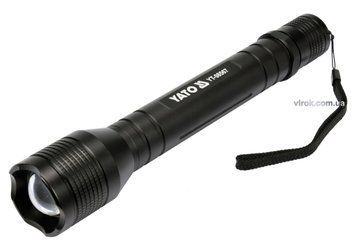 Фонарь светодиодный (XPL CREE) YATO, Р=10Вт, Ф=1000 lm; питание - 4 х R14 батар. &Oslash;46 мм x254 мм(DW) YT-08567 фото