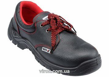 Туфли рабочие кожаные с полиуретановой подошвой YATO "PUNO", разм. 41