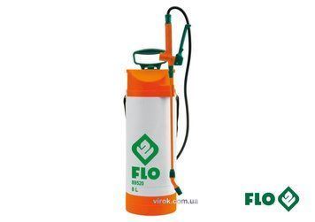 Опрыскиватель ранцевой FLO 0,2 MPa с манометром, шлангом и удлинением. Бачок-8 л 89520 фото